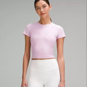 Lululemon All It Takes Ribbed Nulu Short Sleeve Tee Vitapink 12